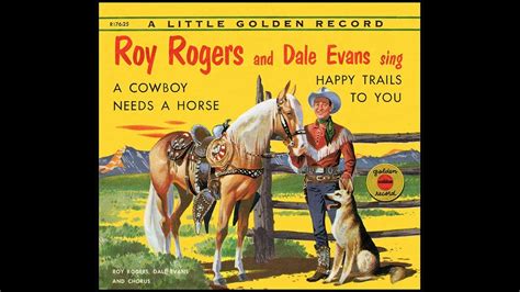 roy rogers youtube|happy trails to you video.